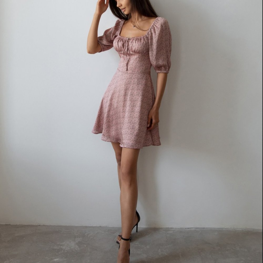 Lichi Off-shoulder Mini Dress